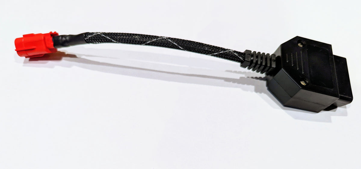 Câble et prise OBD2/ diagnostique Euro5 (6 pins)