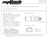 Syltech 10 bar (150 PSI) fluid pressure sensor